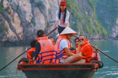 Hanoi - Tuan Chau Marina - Halong Bay - Luon Cave - Titov Island (L, D)